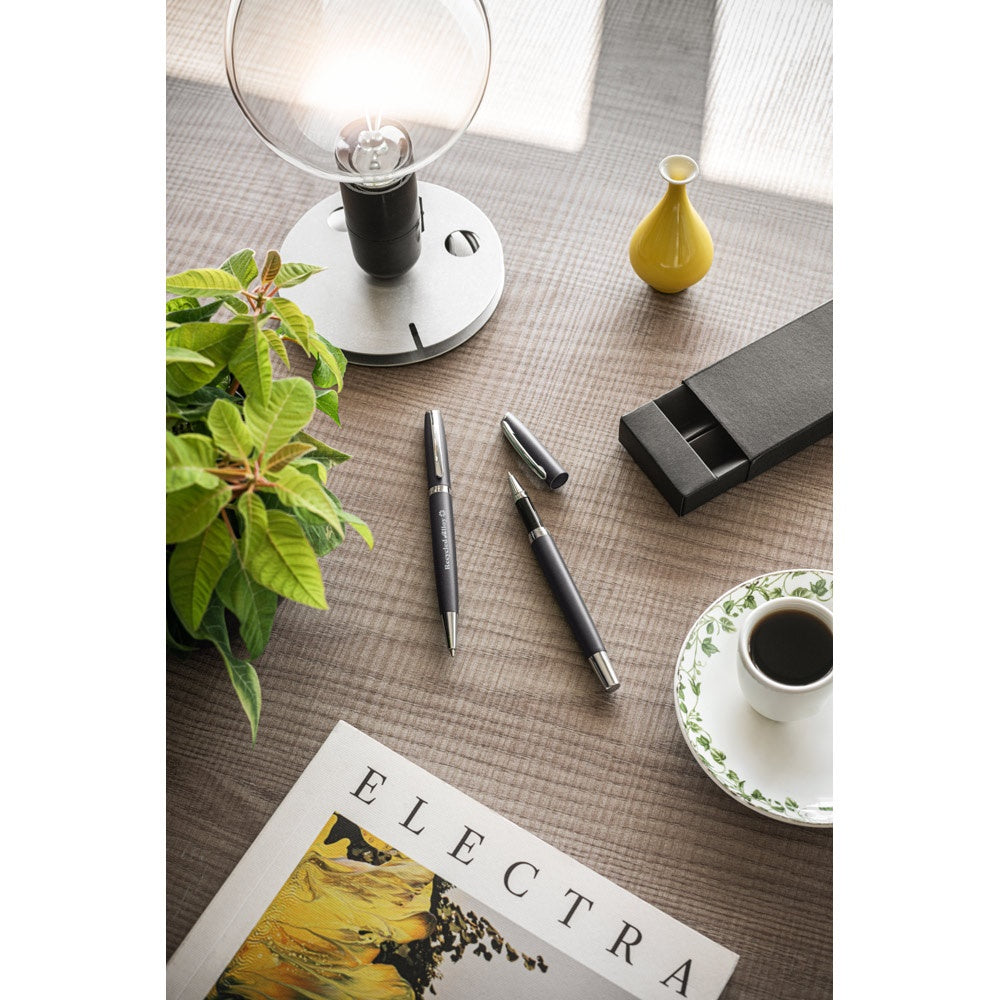 RE-LANDO-SET promotional writing set with custom logo branding