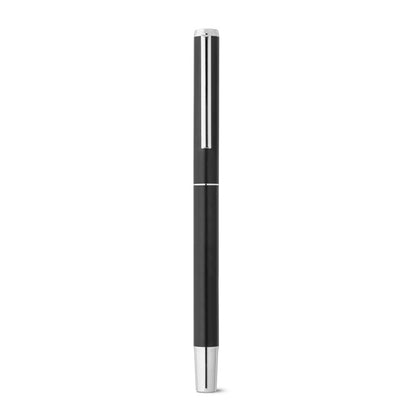 LEAH promotional writing set in black (detail view) with custom logo branding