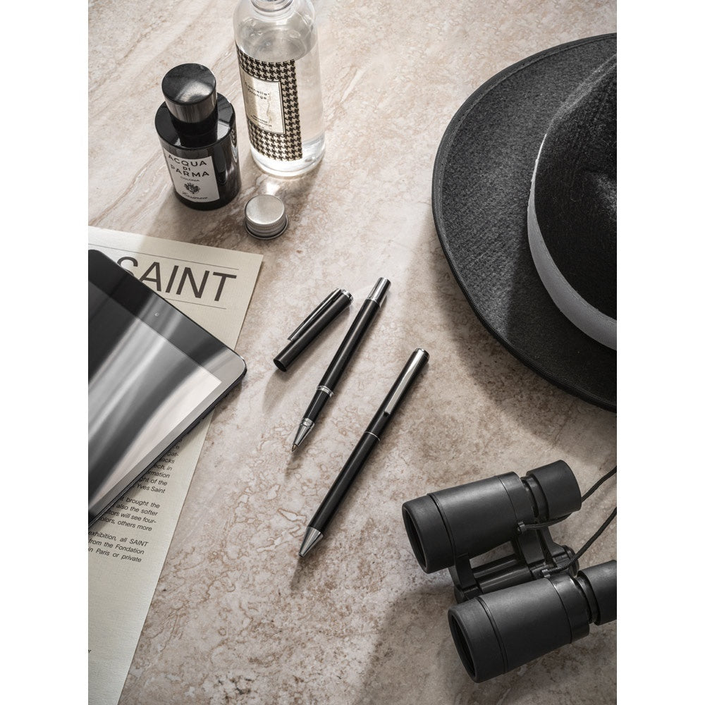 LEAH promotional writing set with custom logo branding