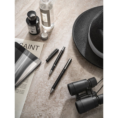 LEAH promotional writing set with custom logo branding