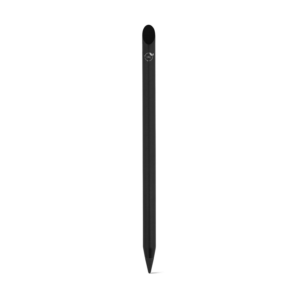 MONET promotional pen in black (detail view) with custom logo branding