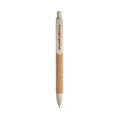 GOYA promotional pen in light green with custom logo branding