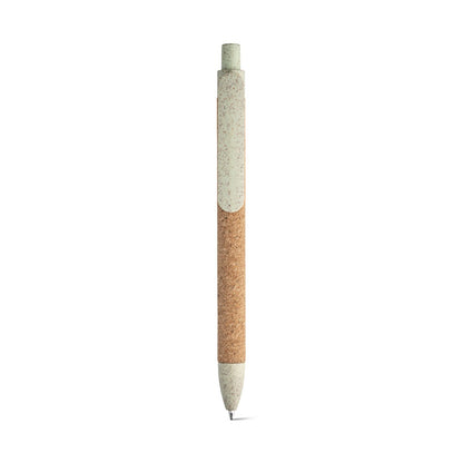 GOYA promotional pen in light green (detail view) with custom logo branding