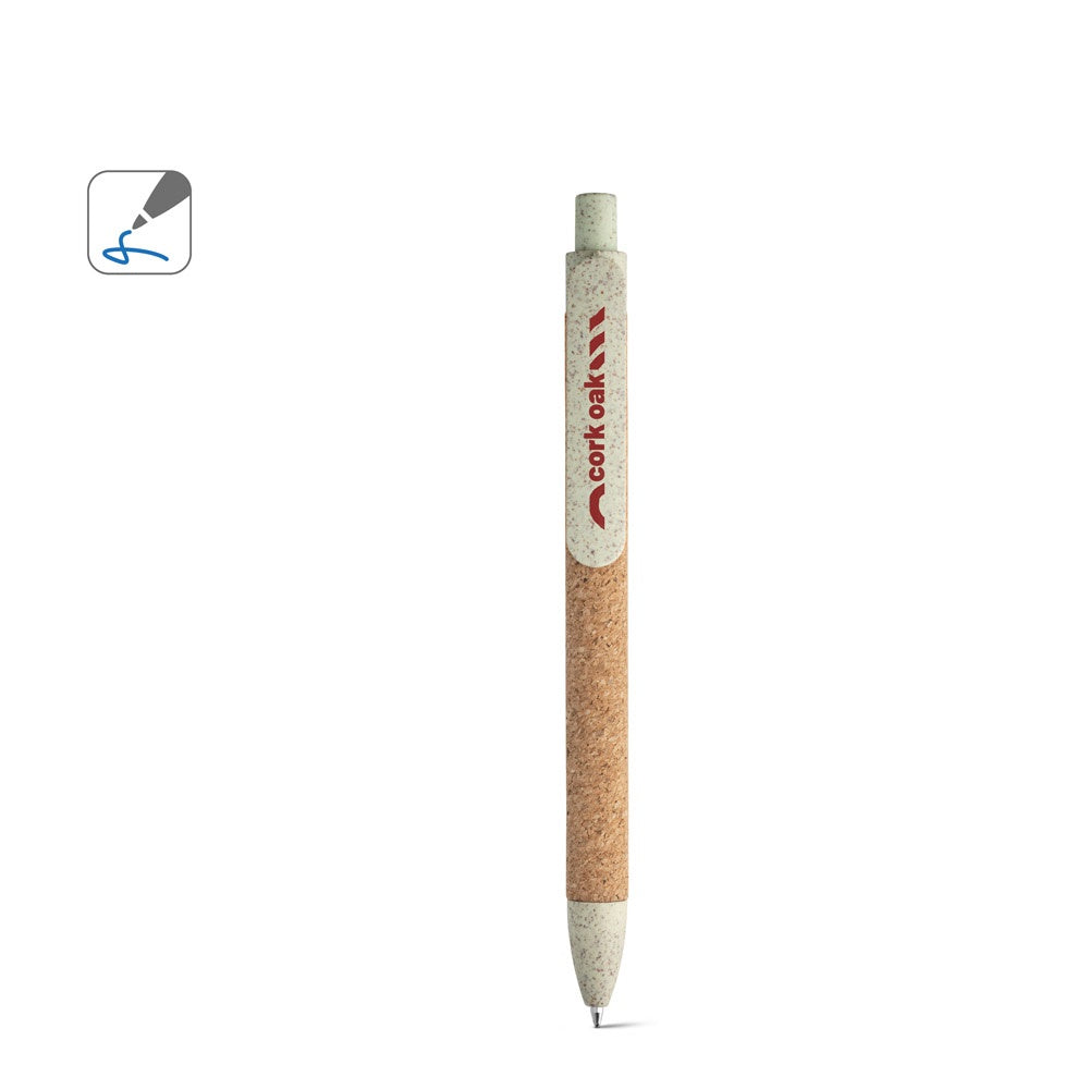 GOYA promotional pen (complete set view) with custom logo branding