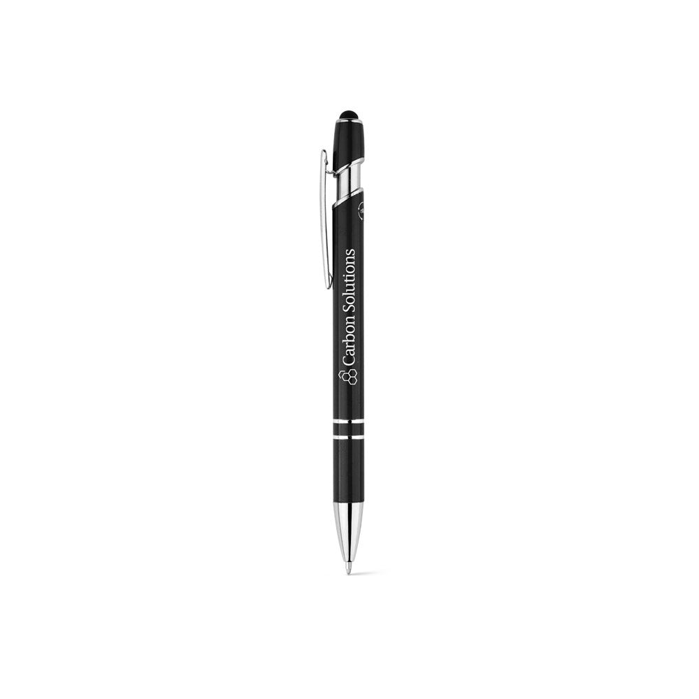 NEIL promotional pen in black with custom logo branding
