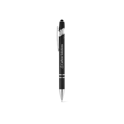 NEIL promotional pen in black with custom logo branding
