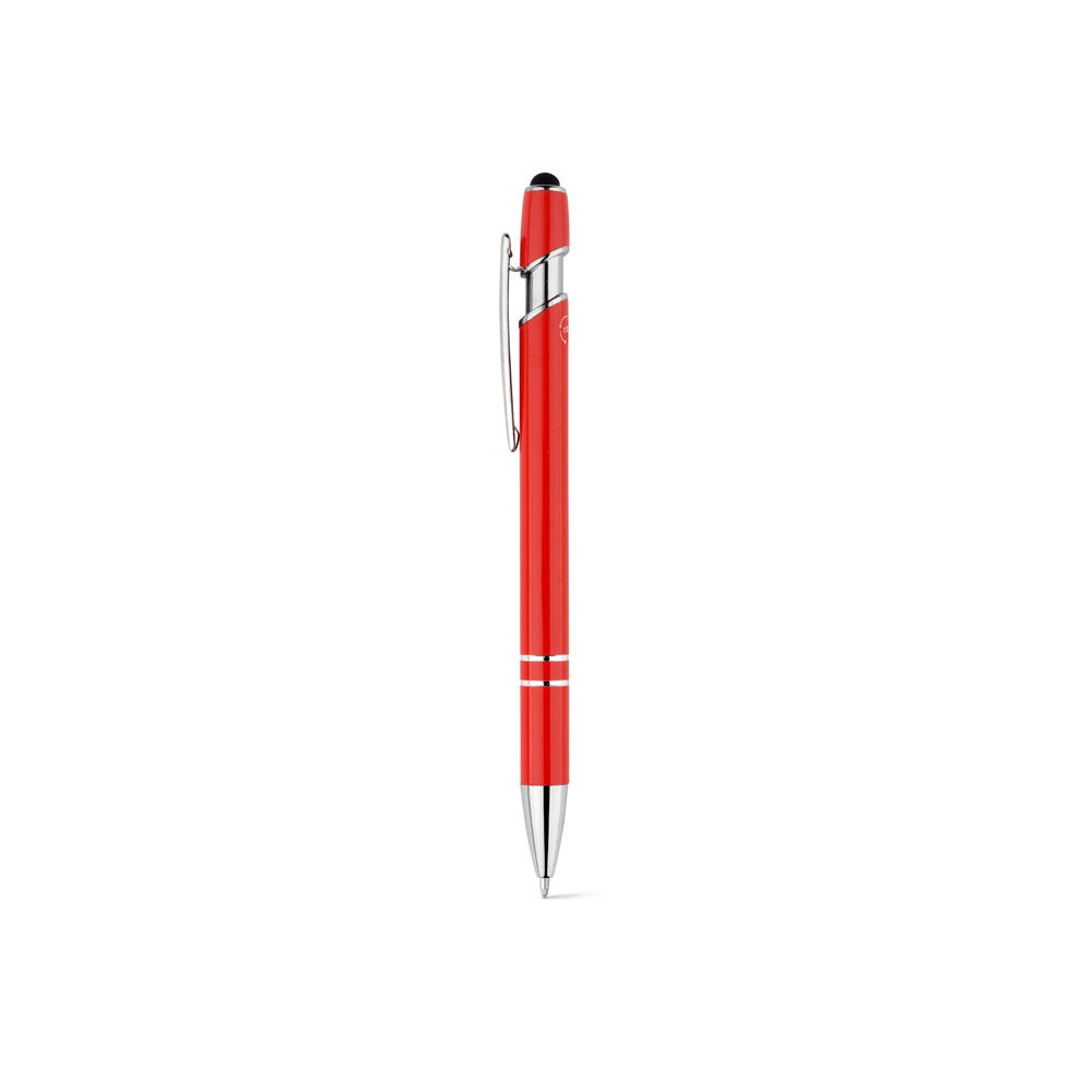 NEIL promotional pen in red with custom logo branding