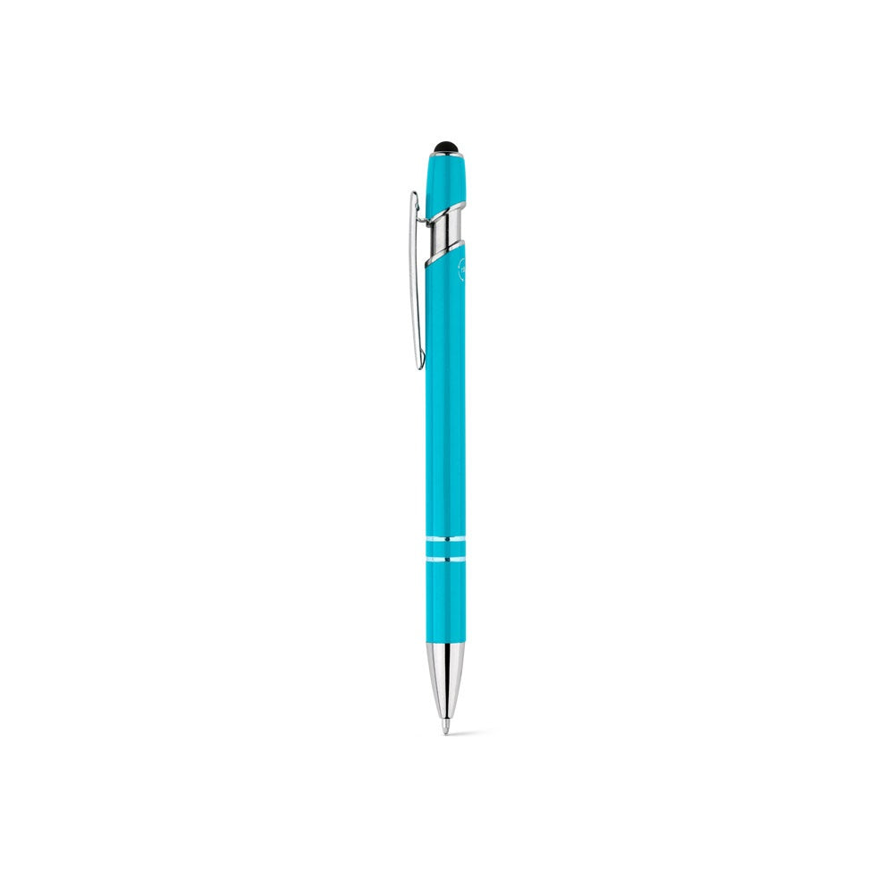 NEIL promotional pen in light blue with custom logo branding