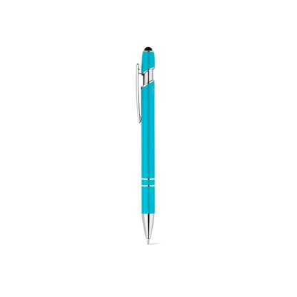 NEIL promotional pen in light blue with custom logo branding