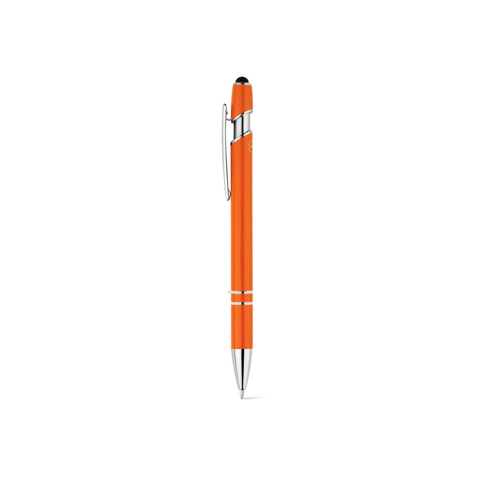 NEIL promotional pen in orange with custom logo branding