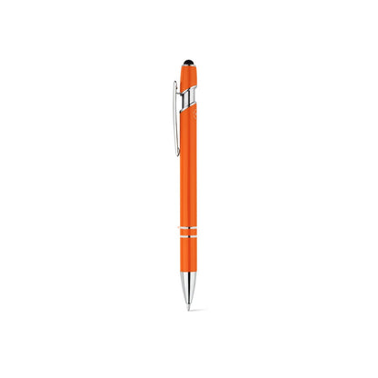 NEIL promotional pen in orange with custom logo branding