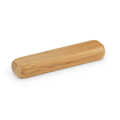 BAHIA promotional pen in natural (gift box packaging) with custom logo branding
