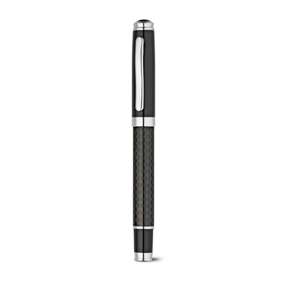 CHESS promotional writing set in black (detail view) with custom logo branding