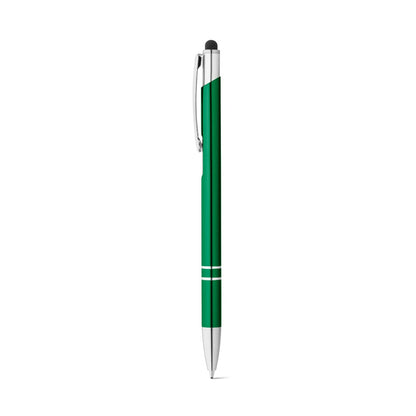 GALBA promotional pen in green with custom logo branding