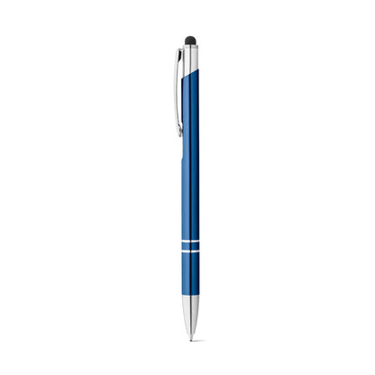 GALBA promotional pen in royal blue with custom logo branding