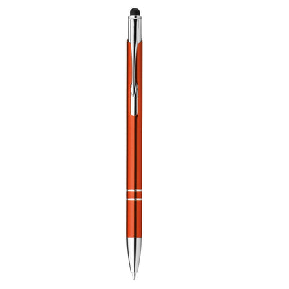 GALBA promotional pen in orange with custom logo branding