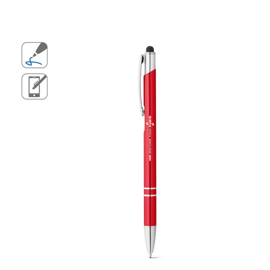 GALBA promotional pen (complete set view) with custom logo branding