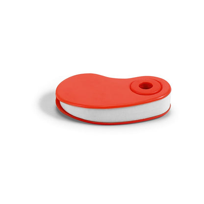 SIZA promotional desk accessory in red with custom logo branding