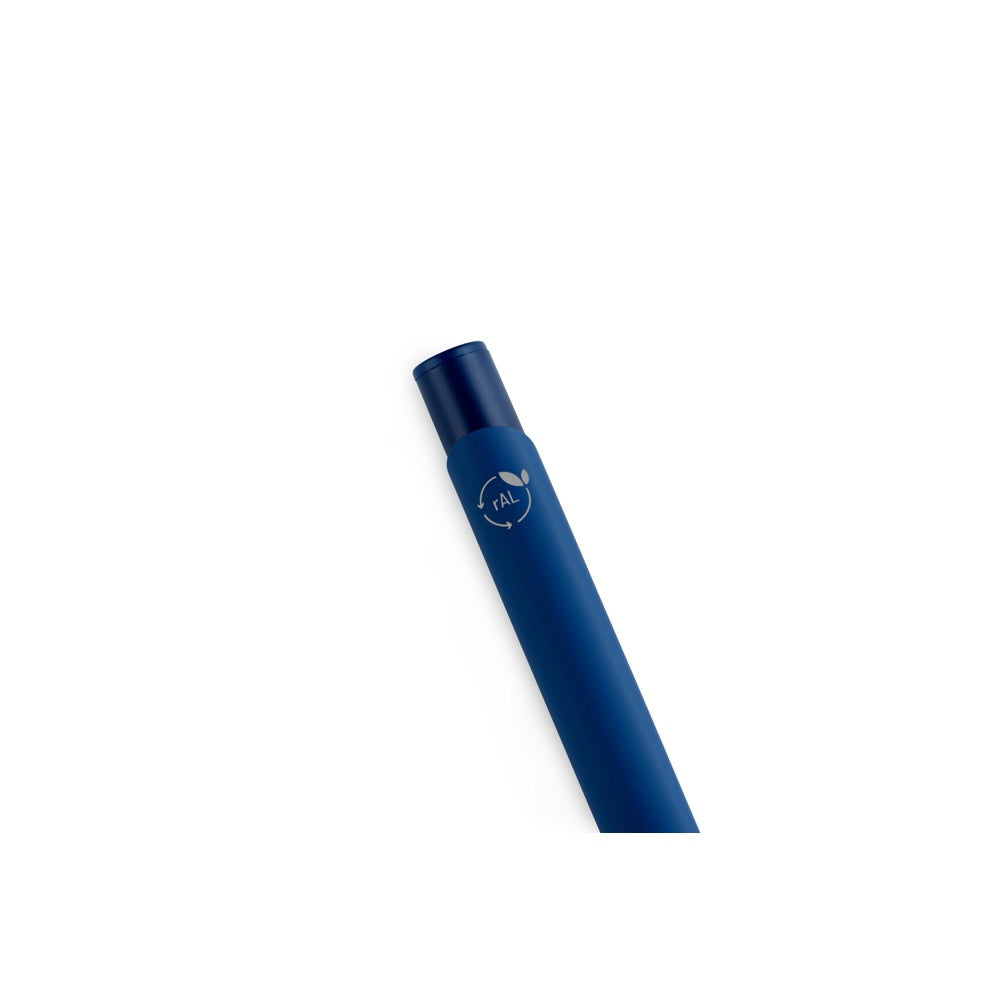 CLINT promotional pen in blue (detail view) with custom logo branding