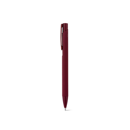 CLINT promotional pen in burgundy with custom logo branding
