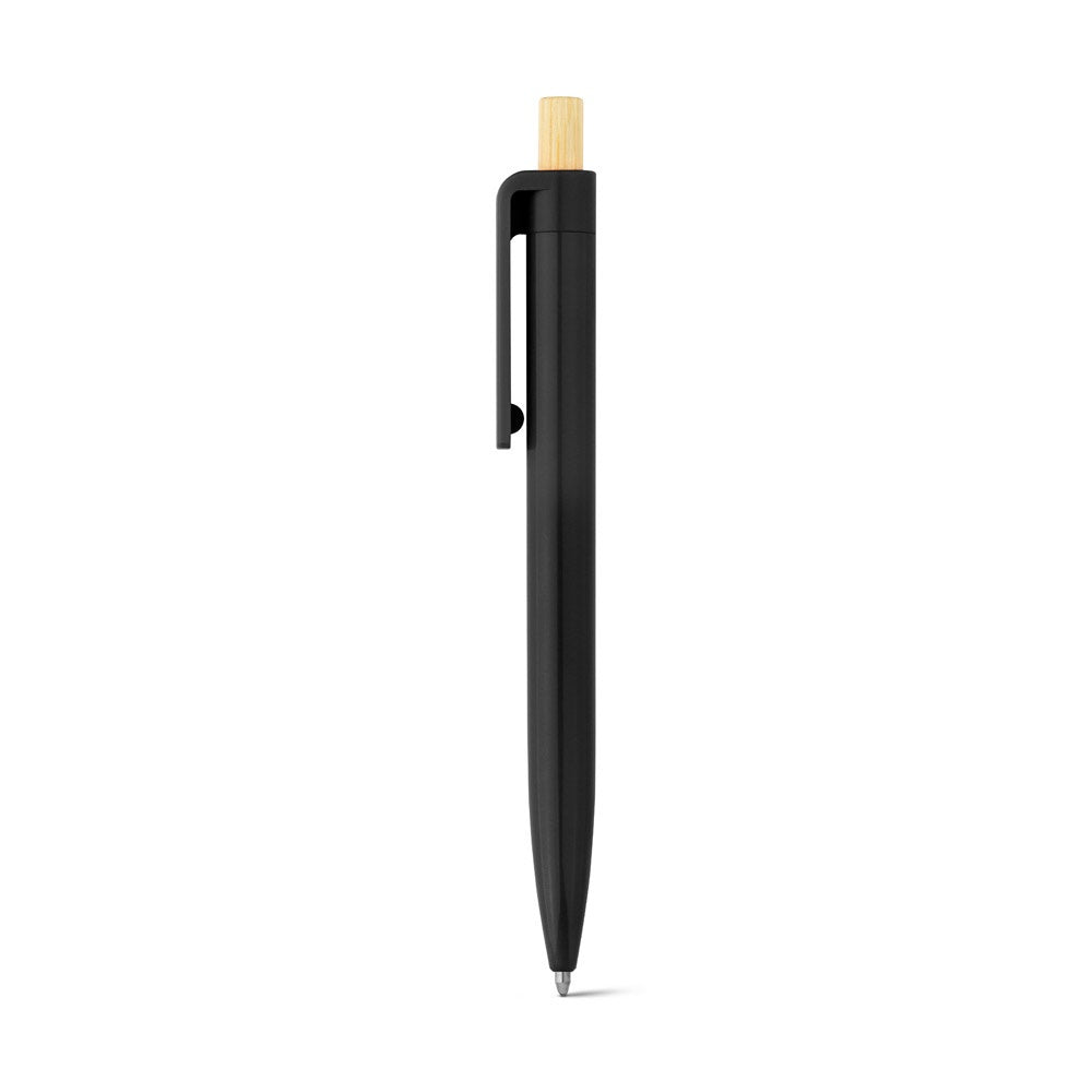 ZARA promotional pen in black with custom logo branding