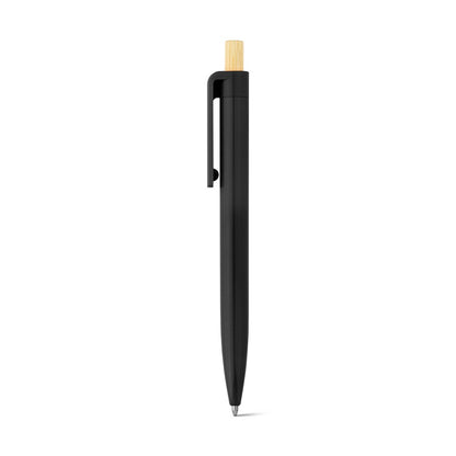 ZARA promotional pen in black with custom logo branding