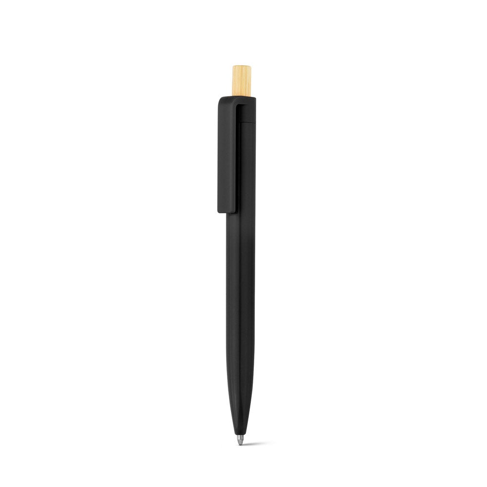 ZARA promotional pen in black with custom logo branding