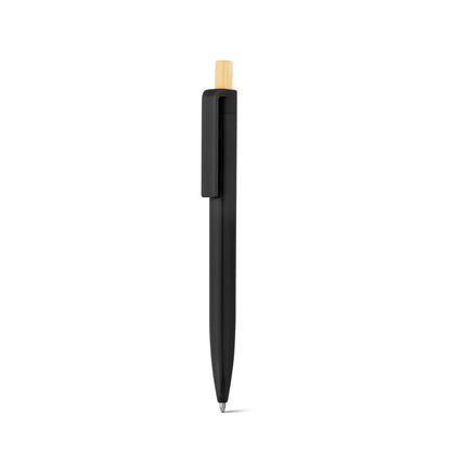 ZARA promotional pen in black with custom logo branding