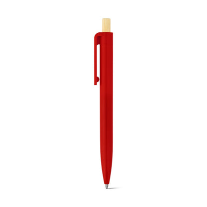ZARA promotional pen in red with custom logo branding