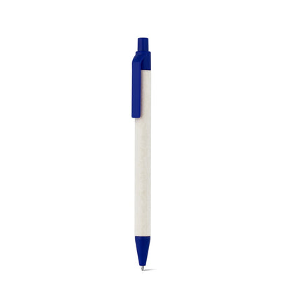 MILINK promotional pen in blue (detail view) with custom logo branding