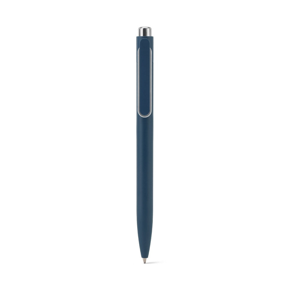 KYLIE promotional pen in blue (detail view) with custom logo branding
