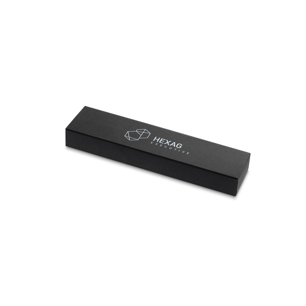PENDULO promotional desk accessory in black with custom logo branding