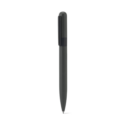 ELSIE ROUND promotional pen in gun metal with custom logo branding