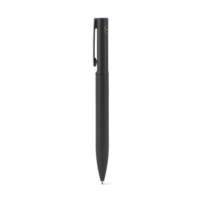 ELSIE promotional pen in black (detail view) with custom logo branding