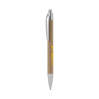 KYRA promotional pen in light grey with custom logo branding