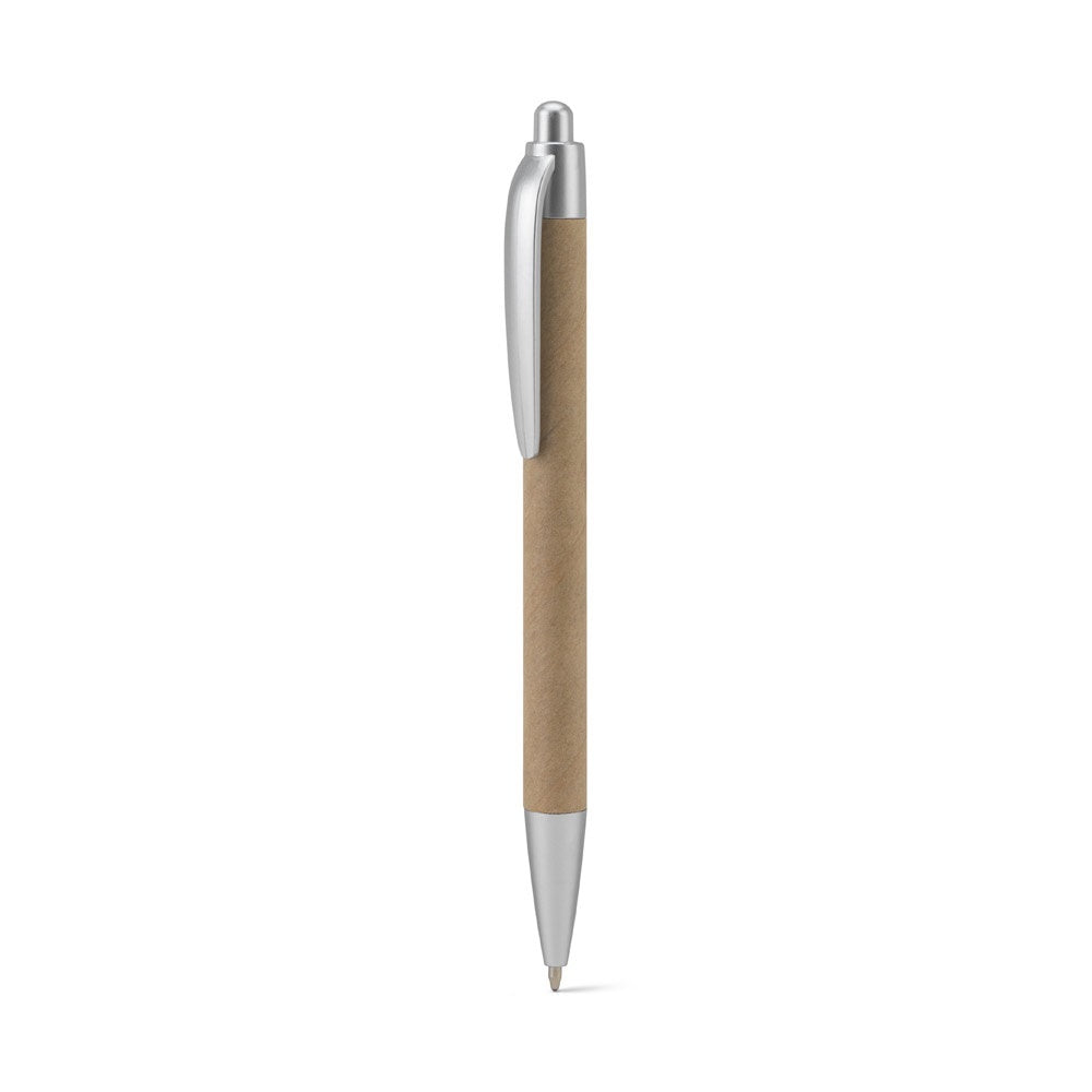KYRA promotional pen in light grey with custom logo branding