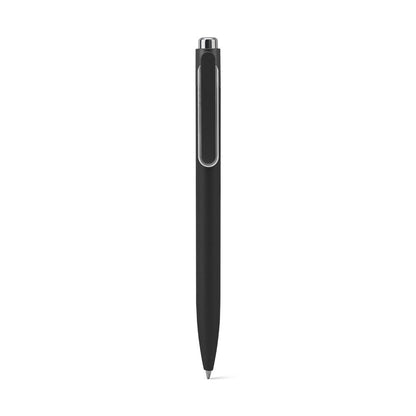 KYLIE SET promotional writing set in black (detail view) with custom logo branding