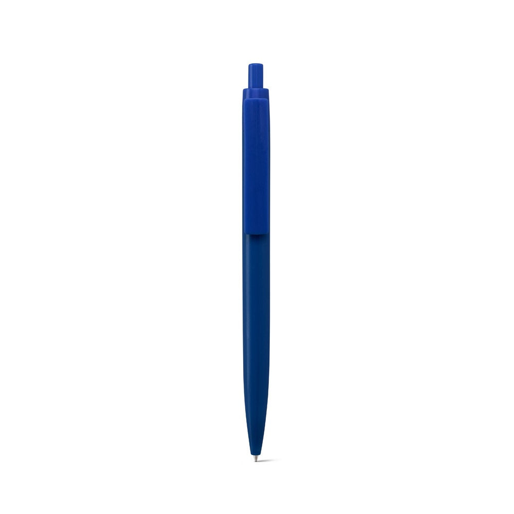 NOLWEN promotional pen in blue (detail view) with custom logo branding
