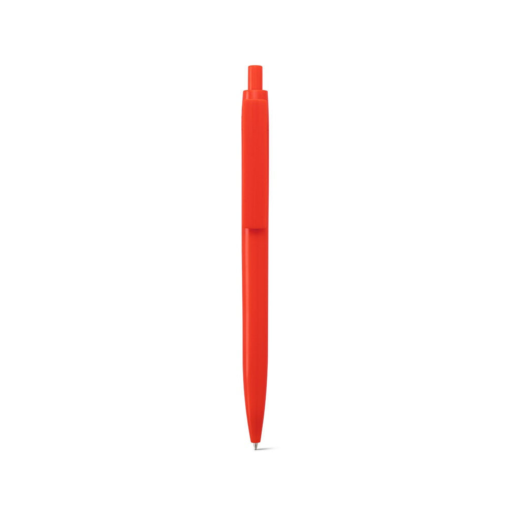NOLWEN promotional pen in red (detail view) with custom logo branding