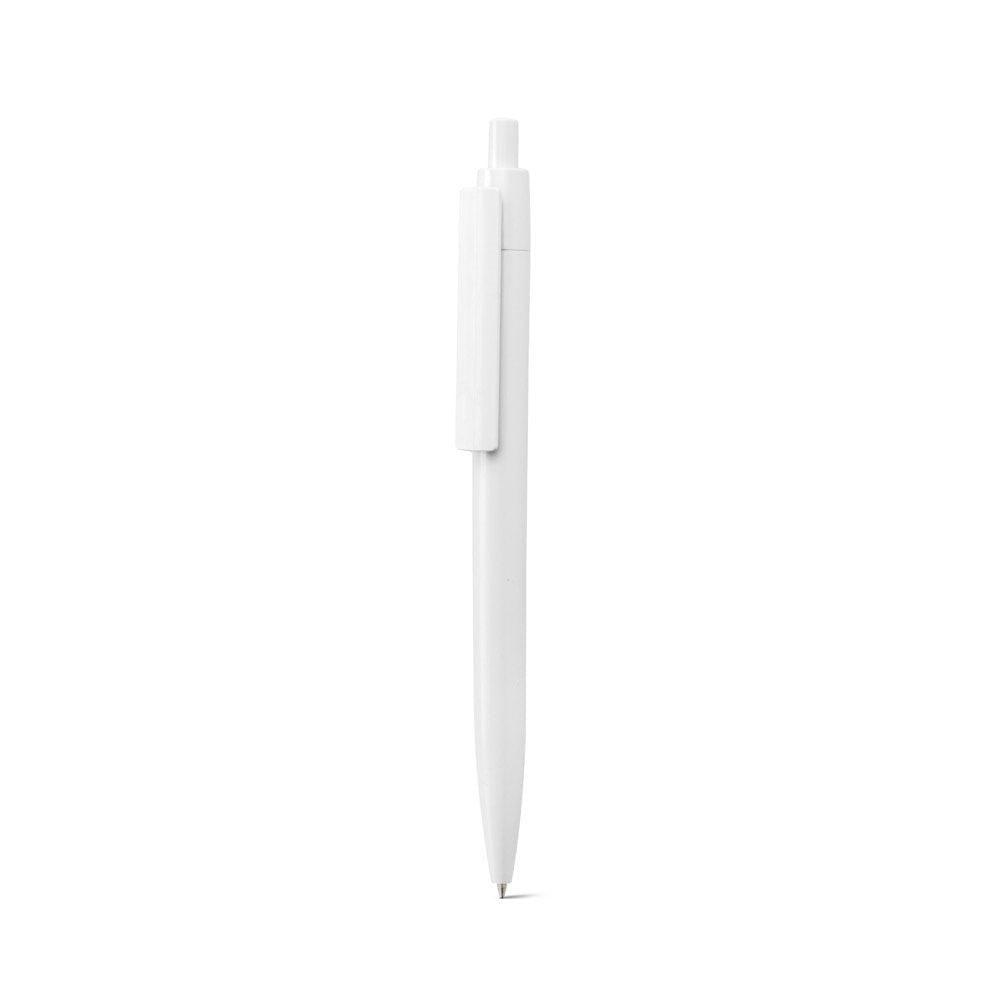 NOLWEN promotional pen in white with custom logo branding