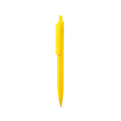 NOLWEN promotional pen in yellow with custom logo branding