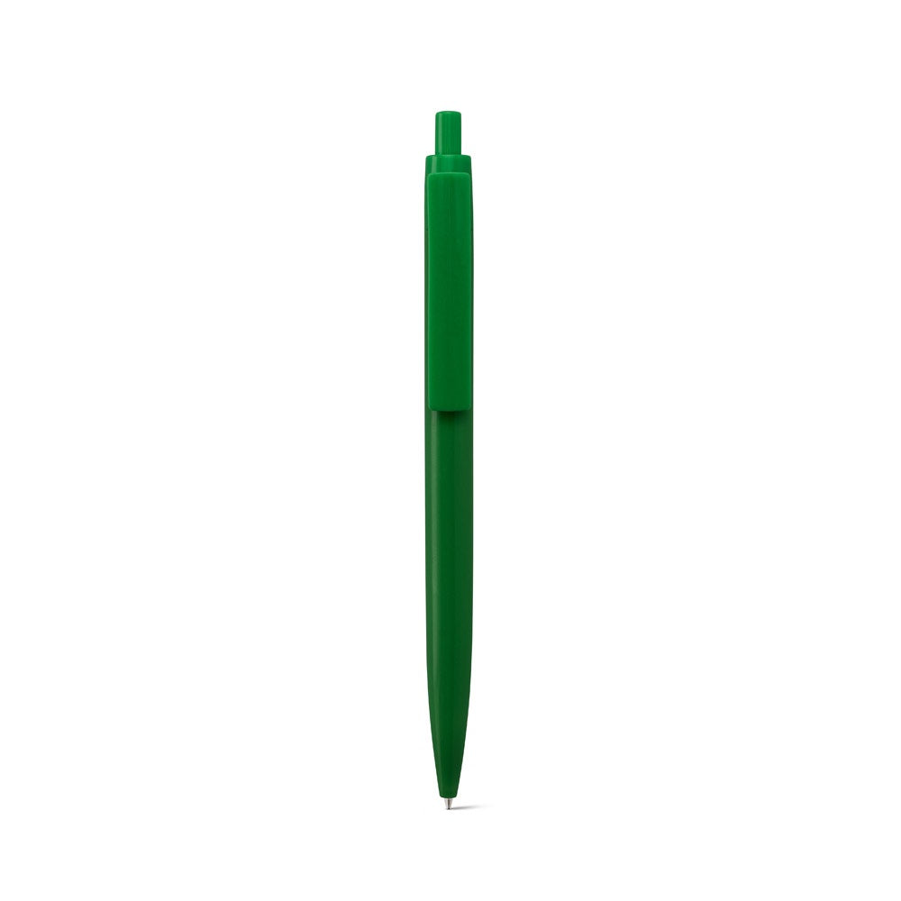 NOLWEN promotional pen in green (detail view) with custom logo branding