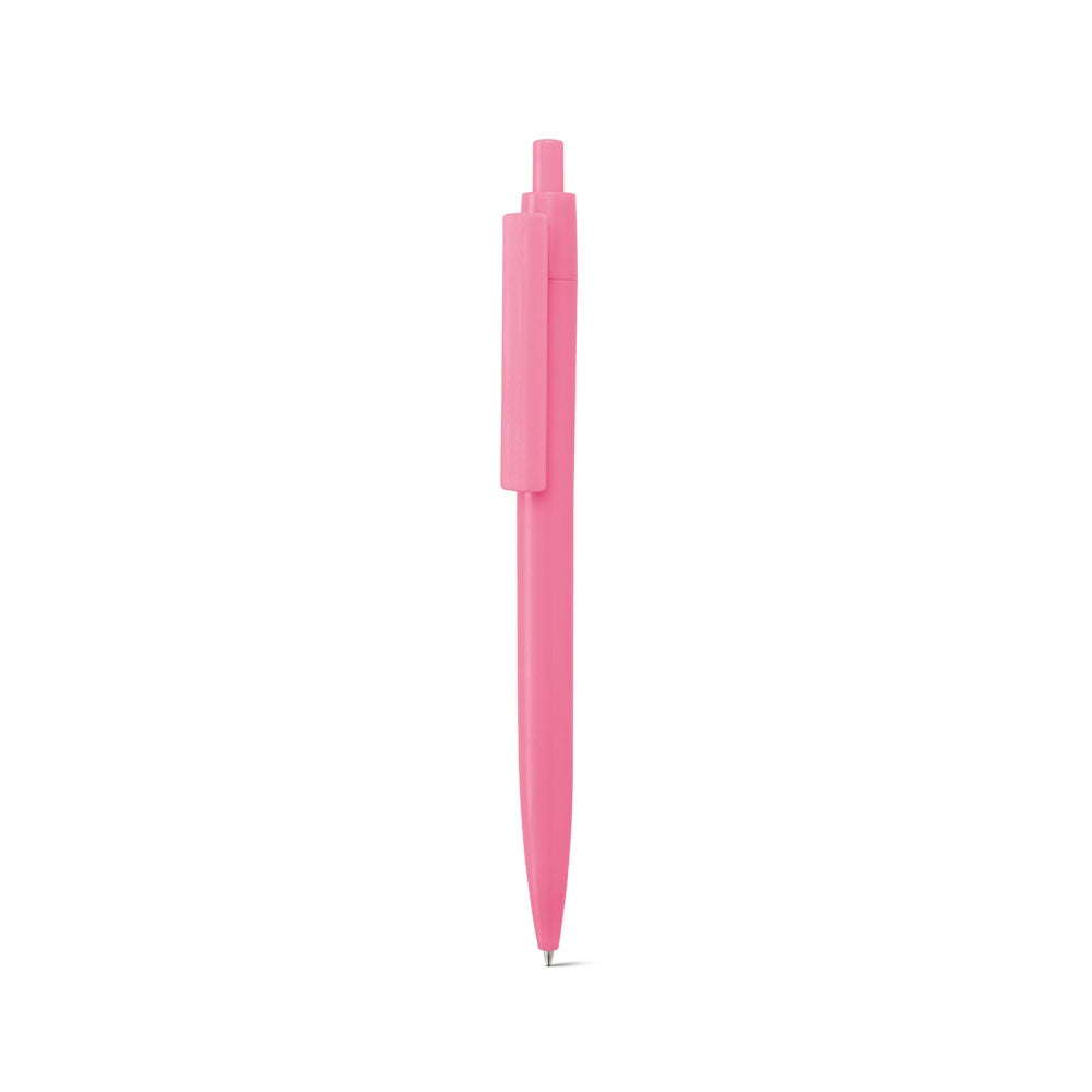 NOLWEN promotional pen in light pink with custom logo branding