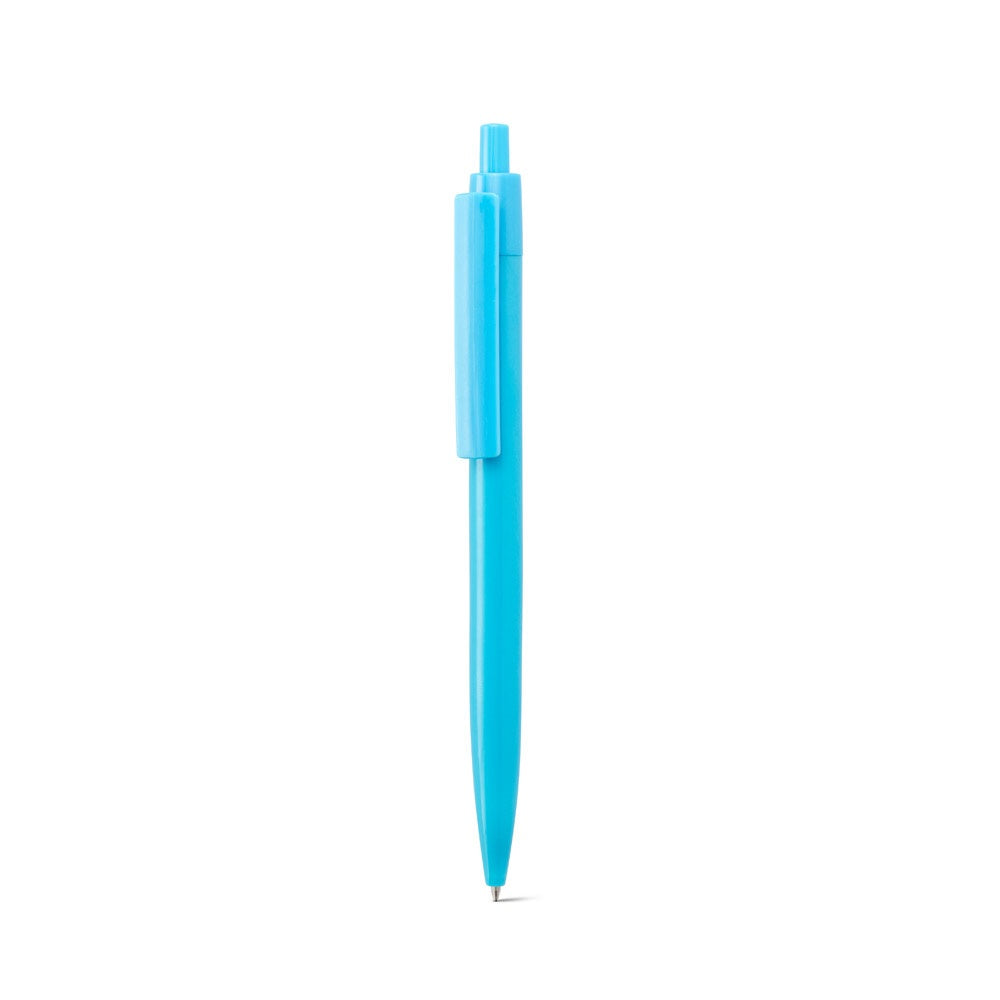 NOLWEN promotional pen in light blue with custom logo branding