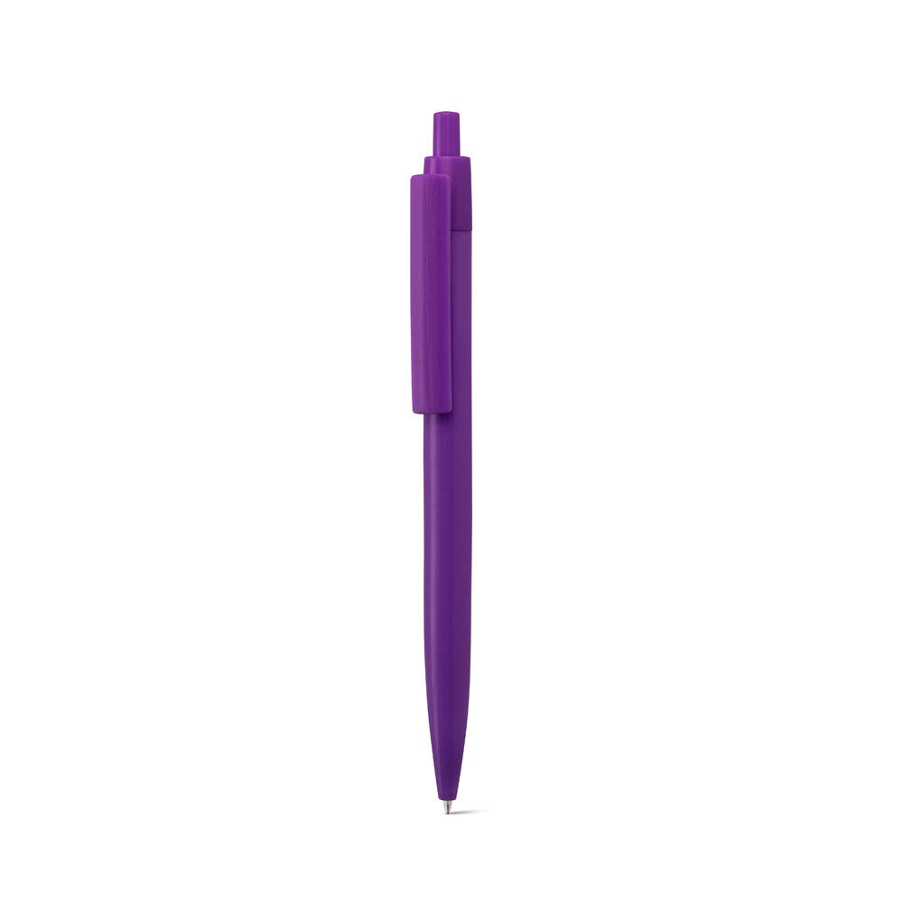 NOLWEN promotional pen in purple with custom logo branding