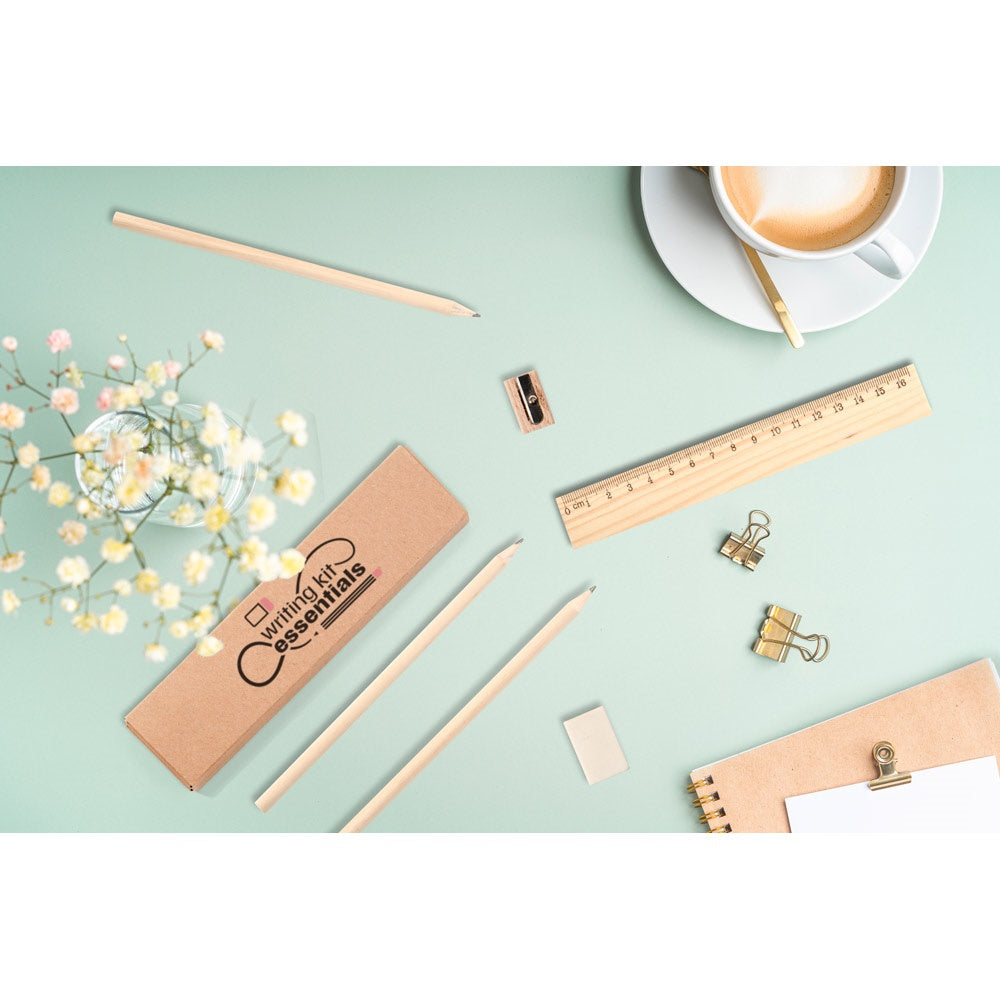 GEOFFREY promotional writing set with custom logo branding