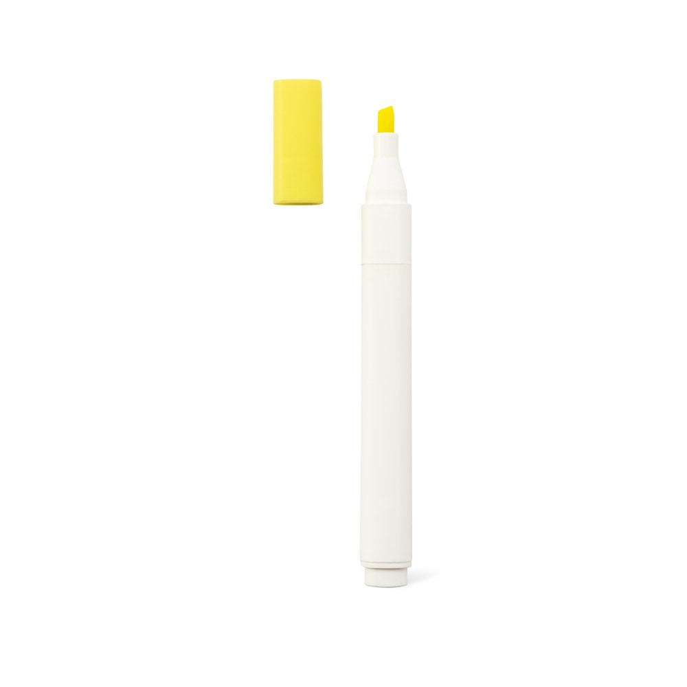HARRISON promotional pen in yellow (detail view) with custom logo branding