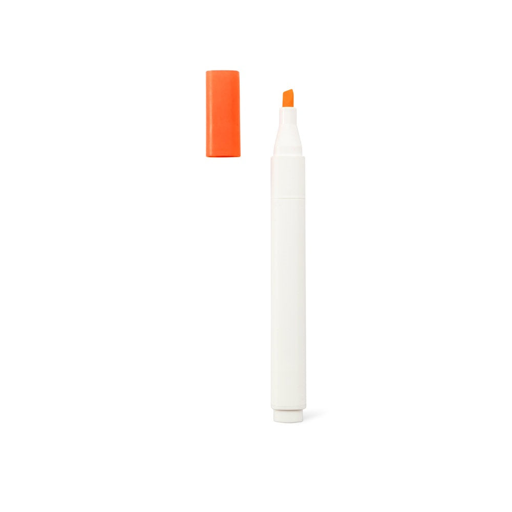 HARRISON promotional pen in orange (detail view) with custom logo branding
