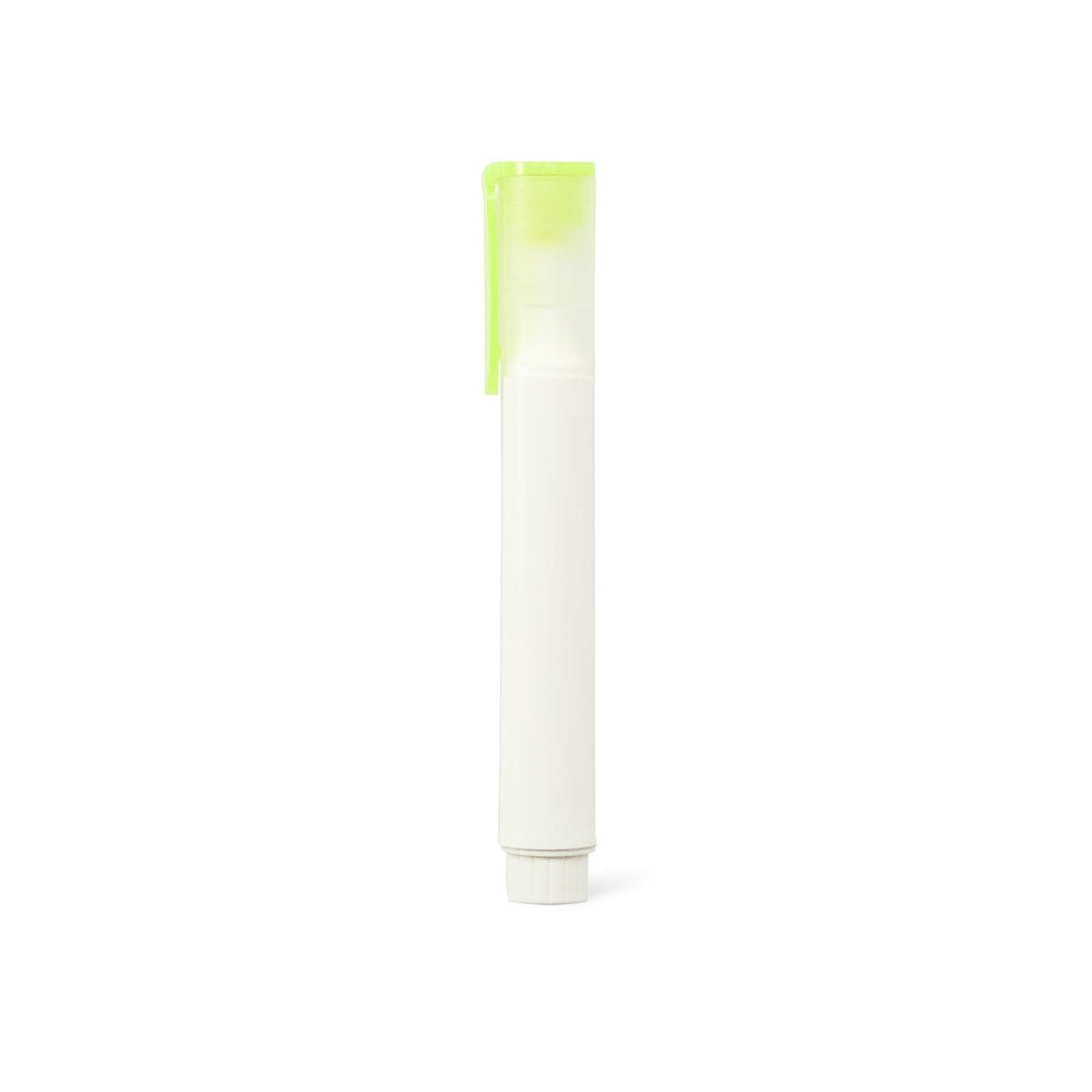 FLETCHER promotional pen in yellow (detail view) with custom logo branding