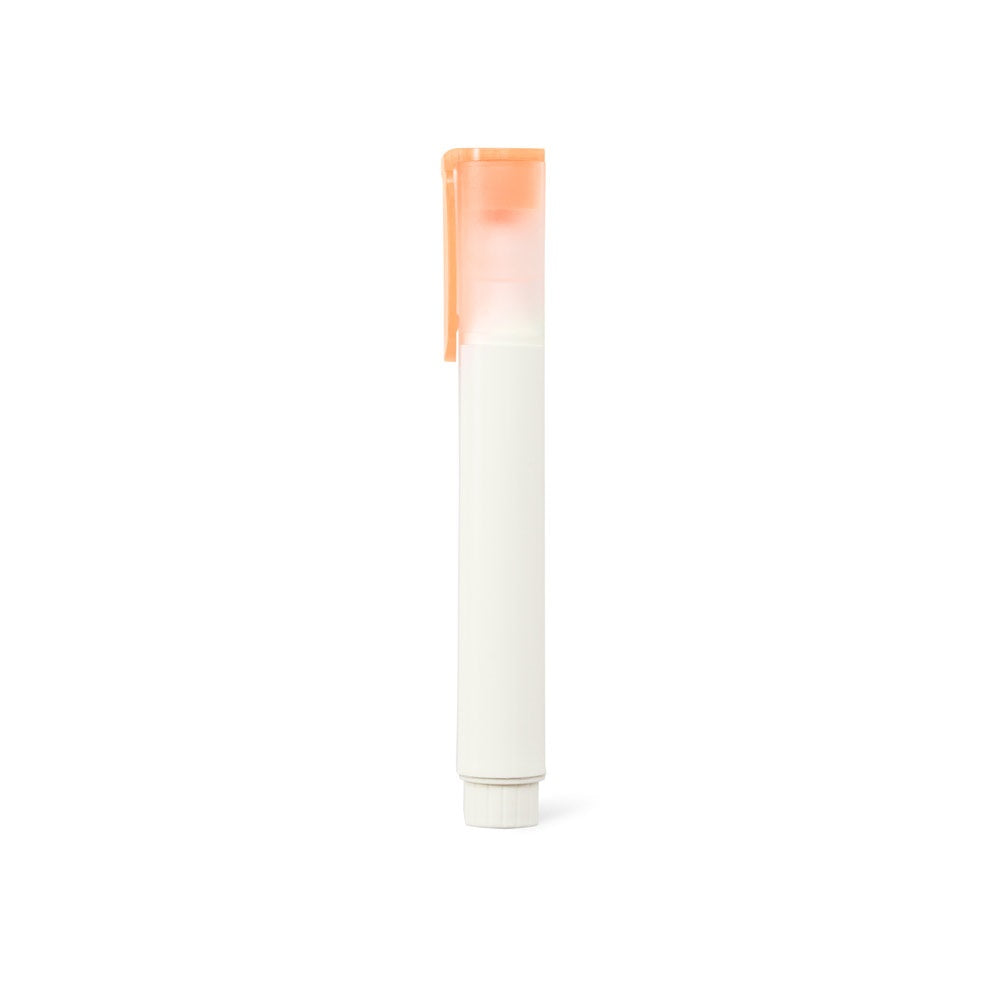 FLETCHER promotional pen in orange (detail view) with custom logo branding
